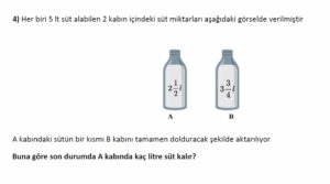 7. Sınıf 1. Dönem 2. Yazılı Orta Seviye